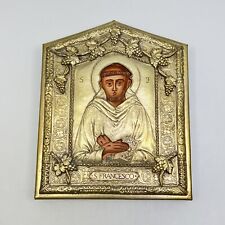 ABA Cuprum Polska Francesco Icon Plaque Saint Francis of Assisi Hand Painted picture