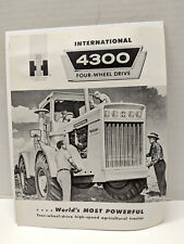 Vintage International Harvester 4300 Four-Wheel Drive Tractor Brochure picture