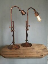 Vintage Cooper Industrial G & D Table Lamps - a Pair picture