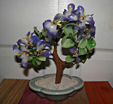 Chinese/ Japan Export Jadite? Hand Crafted Bonsai Plant Articulated Sculpture  picture