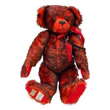 Merrythought Teddy Bear Tide-Rider 16 in Red Black Tip Ltd Ed 117 of 250 Vintage picture