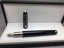 Luxury M Magnet Series Bright Black Color + Silver Clip 0.7mm nib Fountain Pen picture