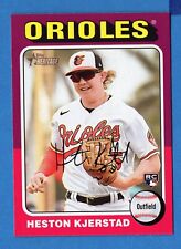 2024 Heston Kjerstad Topps Heritage RC Rookie Card Baltimore Orioles #327 picture