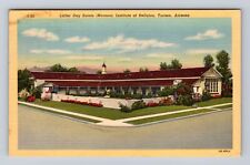 Tucson AZ-Arizona, Latter Day Saints Institute Religion, Vintage c1953 Postcard picture