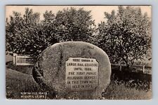 Northfield MA-Massachusetts, Historic Stone, Antique, Vintage c1910 Postcard picture