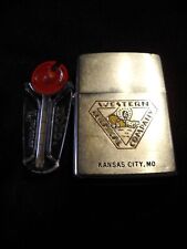 Vintage Zippo Lighter; Western Chemical Co. Kansas City, MO., House of Heileman. picture