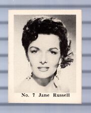 JANE RUSSELL - MOVIE STAR CARD - AFRICAN CONSOLIDATED THEATRES 1950's - #7 picture