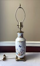 Vintage Aynsley Porcelain Lamp, Butterfly-design, Working picture