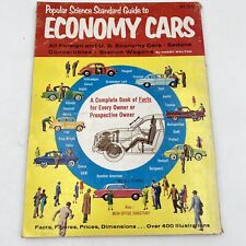 Vintage 1959 Popular Science Standard Guide to Economy Cars, Cool old car guide picture