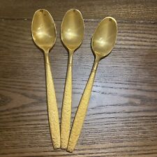 Vintage Viners Of Sheffield Golden Firenze Electroplate spoon pHollywood Gram 3 picture