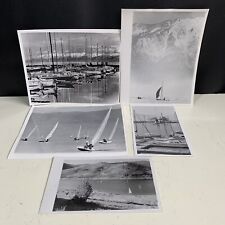 Vintage Sailing Photo Lot Of 5, Utah Lake And Deer Creek Reservoir Photography picture