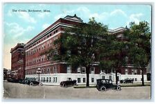 1921 The Clinic Building Classic Car Roadside View Rochester Minnesota Postcard picture