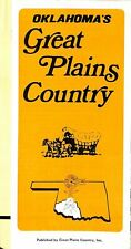Oklahoma's Great Plains Country Map Vintage CPC58 picture