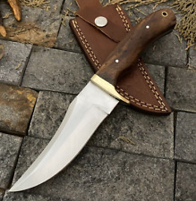 SHARDBLADE Custom Hand FORGED D2 Steel High Polish Hunting Skinner Knife+SHEATH picture
