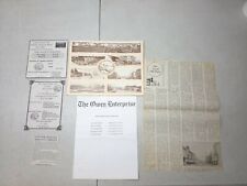 City Of Owen Wisconsin Diamond Jubilee 2000 Historical Calendar With Other Docs  picture