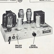 Vintage Original 1955 Regency Amp Model HF-200 Wire Schematic Service Manual picture