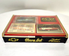 Chevy Set Collector’s Cards Special Edition Factory Set With Case picture