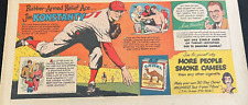1951 CAMEL Cigarettes Sunday Comics Ad JIM KONSTANTY Phillies baseball Player picture