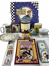 Lot of 13 Mary Engelbreit Items Playing Cards Ceramic Cups Art Tea Spoon  Book picture