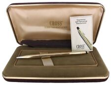 CIRCA 1982 CROSS CENTURY 14K SOLID GOLD BALLPOINT PEN BOXED MINT NOS picture