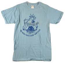 Vintage 90s The Royal Platte River Yacht Club Nebraska T Shirt Size L Blue Print picture