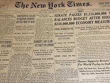 June 1-15 1932 New York Times original papers full library papers picture