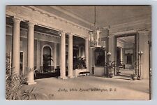 Washington DC, White House Lobby, Antique Vintage Souvenir Postcard picture