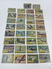 1957 Topps Planes Blue Back lot of 34 different cards Series I picture