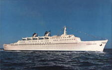 Steamer S.S. Emerald Seas,Eastern Steamship Lines Inc Chrome Postcard Vintage picture