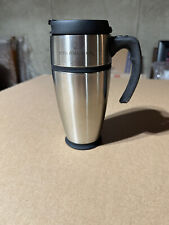 Starbucks Barista Stainless Steel 16 oz Handled Travel Mug 2001-NEW picture