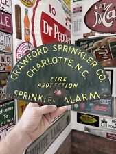 Porcelain Sign Old Sign Advertising Man Cave Original Charlotte NC Fire picture