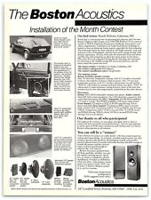 1988 Boston Acoustics Speakers Print Ad Installation of the Month Contest Winner picture