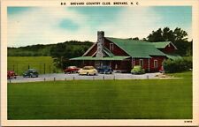Brevard Country Club,NC Transylvania County North Carolina Linen Postcard picture