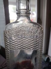 1940s Whiskey Bottle  HALF PINT  WW2 Era picture