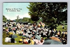 Northfield MA-Massachusetts, Meeting On Round Top, Antique, Vintage Postcard picture