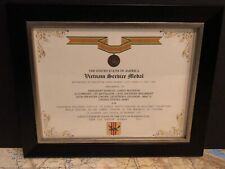 VIETNAM SERVICE MEDAL ~ Commemorative Certificate (Type 2) With Free Printing picture