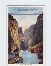 Postcard Royal Gorge Suspension Bridge Colorado USA picture