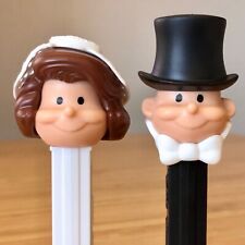 PEZ Brunette Bride and Groom - Wedding Favors / Gift / Candy Bar / Cake Topper picture