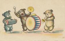 1927 Netherlands - dog puppy music band picture