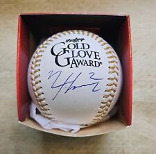 Nico Hoerner Signed Gold Glove Baseball Chicago Cubs JSA WITNESS COA picture