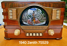 1940 Zenith Model 7S529 AM/Shortwave Table Radio with Walnut Cabinet picture