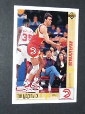 #386 TIM McCORMICK ATLANTA HAWKS 1991-1992 NBA USA BASKETBALL UPPER DECK CARD picture