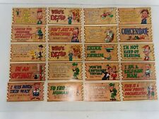 1959 TOPPS WACKY PLAK POST CARDS 20  DIFFERENT. Rare unused cards. Nice picture