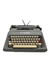 Vtg 1970s Olivetti LETTERA 35l Typewriter NOM-354-I Working picture