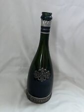 Segura Viudas Brut Reserva Heredad Cava Champagne Wine Bottle with Pewter Base picture