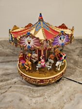 Vintage Mr Christmas 1997 A MICKEY HOLIDAY CAROUSEL MERRY GO ROUND 30 Songs READ picture
