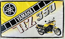 Yamaha RZ 350 3x5ft FLAG BANNER MAN CAVE GARAGE Wall Decor 1983 1984 1985 RD picture