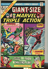 Giant Size Marvel Triple Action #2 FN+ Thor, Loki, Avengers  Marvel  SA picture