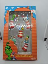 1998 ENESCO THE WUBBULOUS WORLD OF DR SUESS SET OF 5 MINIATURE ORNAMENTS IN BOX picture