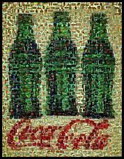 Amazng Three Coca-Cola Coke Bottles Montage Limited Edition w/COA picture